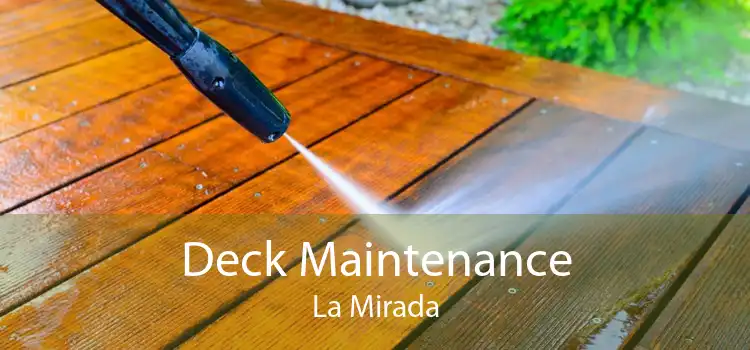 Deck Maintenance La Mirada