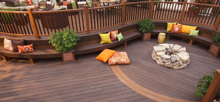 Gray TREX Decking in La Mirada, CA